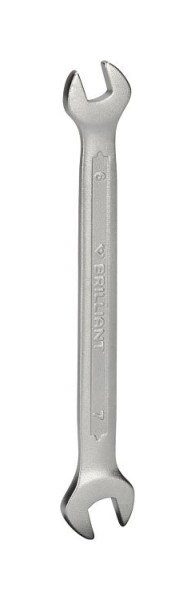 Brilliant Tools Clé à fourche double 6 x 7 mm BT010900