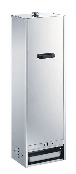 Four à fumer Peetz en acier inoxydable avec glissière, HxLxP: 120cm x 39cm x 28cm, 77009