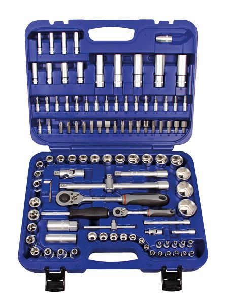Jeu de clés à douilles 1/4 "+1/2" Projahn 2 108 pièces proficraft, 8654