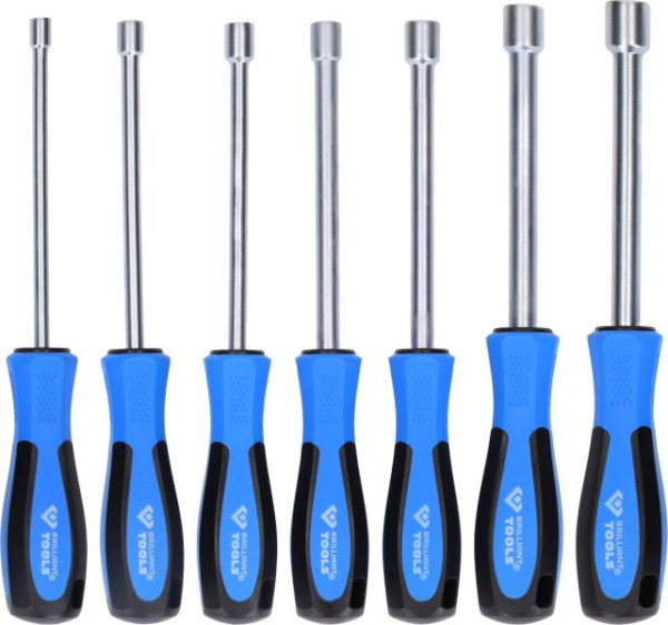 Brilliant Tools Jeu de 7 tournevis à douille 5-12 mm BT031070