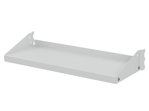 Étagère en acier Bedrunka+Hirth 700 mm à suspendre entre les colonnes de support, dimensions en mm (LxPxH) : 700 x 220 x 20, 03.907.220SR