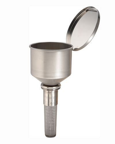 Entonnoir inox DENIOS pour fûts à bonde 60 ou 200 litres, 129-141