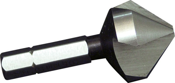 Fraise à fraiser Projahn HSS-G 90° à trois tranchants 1/4" queue hexagonale 10,4 mm, 353104