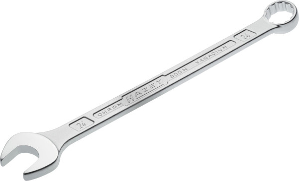 Clé mixte Hazet, profil de traction extérieur double hexagonal, 24 mm, 600N-24