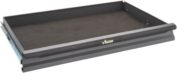 Tiroir VIGOR, plat, 569 x 398 x 75 mm, pour Série L, V1901, V1902, établi V4813, V1905
