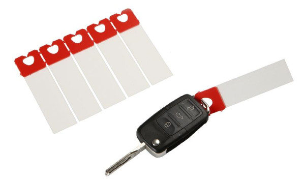Porte-clés Eichner, rouge, UE : 1000 pièces, 9219-00146
