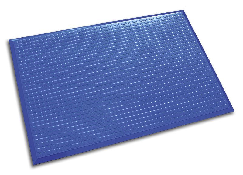 Ergomat Infinity Smooth Blue salle blanche + tapis anti-fatigue, longueur 750 cm, largeur 120 cm, INS120750-B