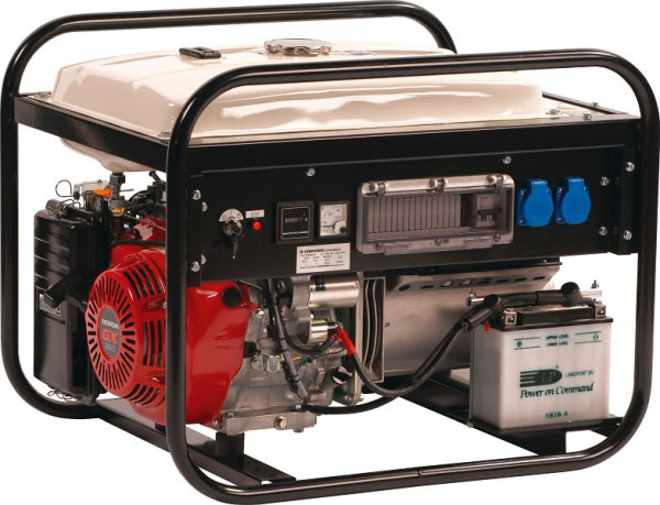Groupe électrogène ELMAG SEBS 6000WE/25, avec moteur HONDA GX390 (semi-insonorisé), 53134