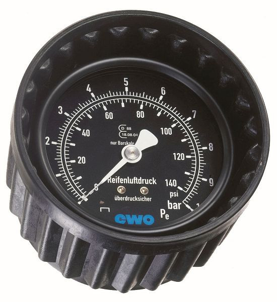 Manomètre ELMAG avec capuchon de protection 0-12 bar, Ø 80 mm pour modèle 80-EWO (calibrable), 42234