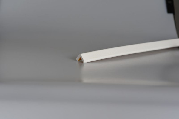 Protection d'angle Knuffi, protection d'angle type E, amovible, blanc, 1, PE-1004
