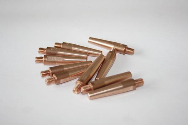 Buse à fil ELMAG Ø 1,0 mm CuCrZr pour fil fourré (10 pièces), paquet de tuyaux article 55988 pour TRI STAR MIG 1636/M & 1635/M, 56985