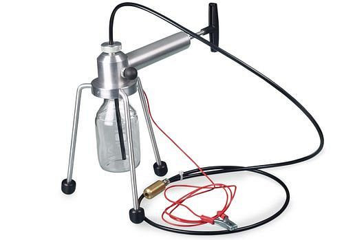 DENIOS ProfiSampler en aluminium, kit avec bouteille en verre, tubes d'aspiration, poids de tuyau et plus, 250-475