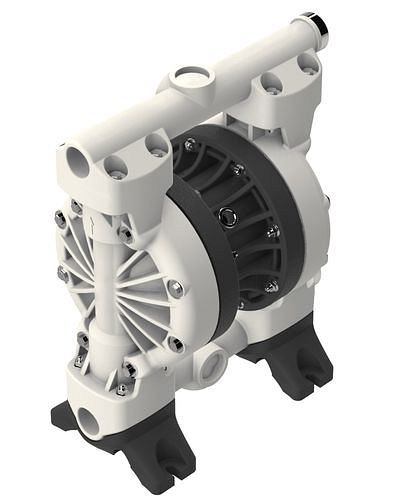Pompe à air comprimé à double membrane DENIOS, 1 1/2'', en PP / PTFE, 287-073
