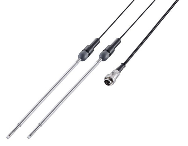 Capteur de température IKA, double, acier inoxydable, revêtu de verre, Ø8 mm, 230 mm, PT 1000.51, 0003377700