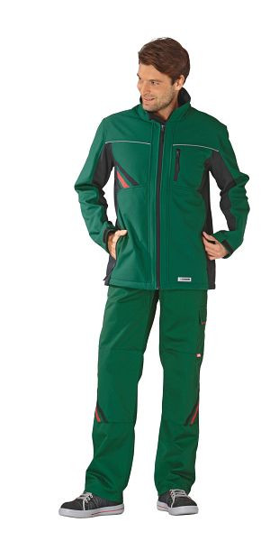 Veste softshell Planam Highline, vert/noir/rouge, taille 5XL, 2385072