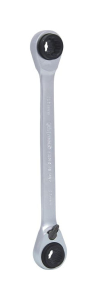 KS Tools Clé polygonale à double cliquet GEARplus® 4 en 1, réversible, 8x9x10x11mm, 503.4541