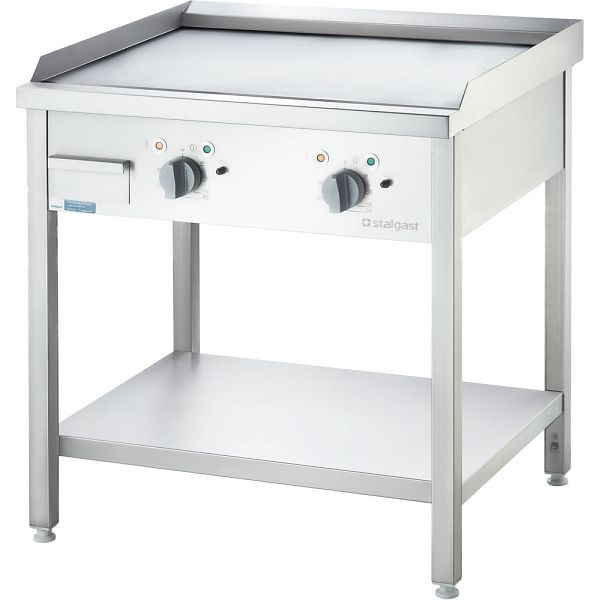 Plaque de cuisson électrique Stalgast en tant qu'unité autonome - sous-structure lisse et ouverte, 800 x 700 x 850 mm (LxPxH), FS100120S