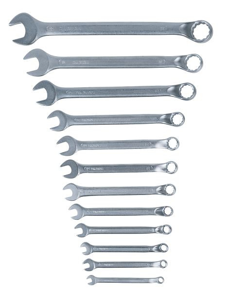 Jeu de clés mixtes KS Tools, coudées 12 pièces, 6-22 mm, 517.0095
