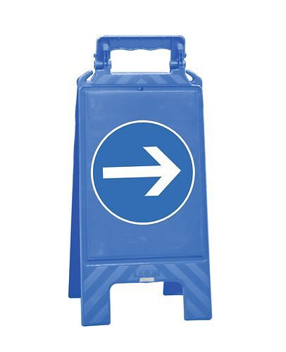 Affichage d'avertissement Moravia bleu, plastique, pour marquer les zones d'enchères, flèche directionnelle, 252152