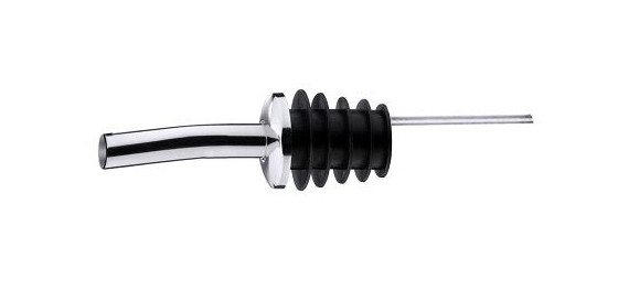 Verseur de bouteille Contacto sans rabat bouchon 12 cm avec tube à air, 367/100