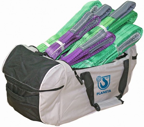 Ensemble de sangles plates Planeta, 9 pièces dans un sac de sport pratique, B00886