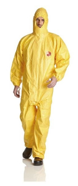 Combinaison Tychem 2000C, standard, cagoule, protège-pouce, taille M, UE : 25 pièces, TYC-M