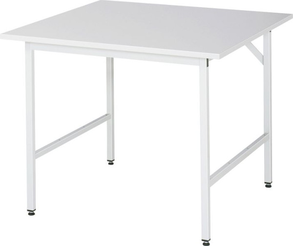 Table de travail RAU série Jerry (3030) - réglable en hauteur, plaque en mélamine EGB, 1000x800-850x1000 mm, 06-500ME10-10.12