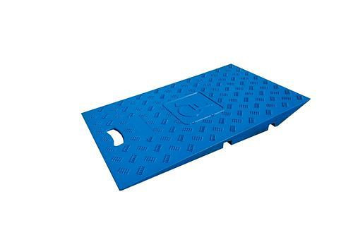 Jeu de rampes pour fauteuils roulants Moravia pour ponts à câbles en caoutchouc recyclé, 283050