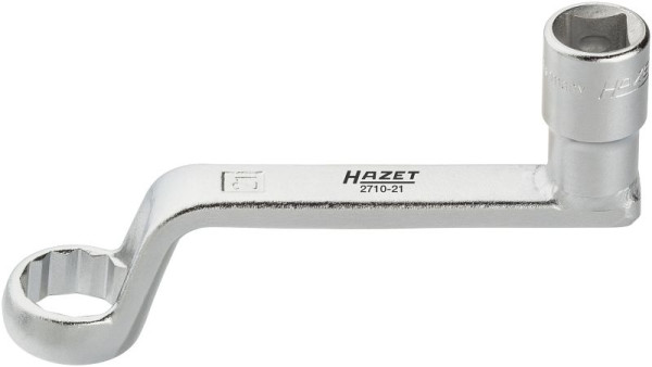 Outil spécial de réglage du carrossage Hazet, carré creux 12,5 mm (1/2 pouce), profil extérieur double hexagone, 21 mm, 2710-21
