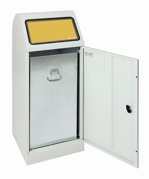 tri des déchets contondants Flex-M, RAL 7035/ProPads, conteneur intérieur galvanisé, 70 litres, 665-075-0-2-735