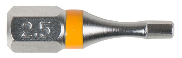 KS Tools Douille hexagonale 1/4" TORSIONpower, 25 mm, 2,5 mm, 918.3407