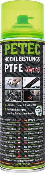 Petec Ptfe Spray, Transparent, 500 ml, VE: 6 pièces, 74050