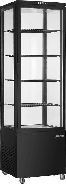 Vitrine réfrigérée Saro, 235 litres modèle SVEN noir, 330-1036
