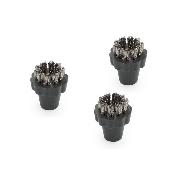 Kärcher Set brosse ronde acier inoxydable, UE: 3 pièces, poils très durs, 2.863-007.0