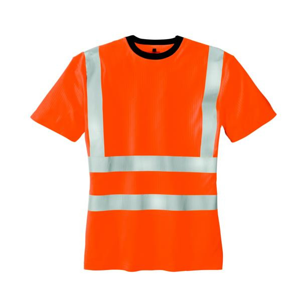 T-shirt haute visibilité teXXor HOOGE, taille : L, couleur : orange vif, lot de 20, 7009-L
