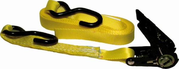 Sangle d'arrimage à cliquet Kunzer avec 2 crochets en S, ZG 5.0 H