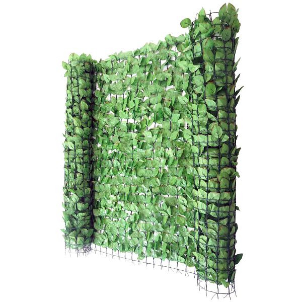 Mendler brise-vue pour balcon T811, brise-vue haie en hêtre revêtement de protection contre le vent pour clôture de terrasse, 300x100cm lumineux, 52935