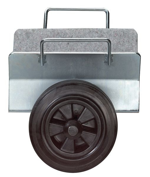 Chariot de serrage de plaques à rouleaux BS, type 1-3 avec roue en caoutchouc, roue Ø 200 mm, capacité de charge 200-300 kg, largeur de serrage 0-110 mm, PLATTENWAGEN.2G