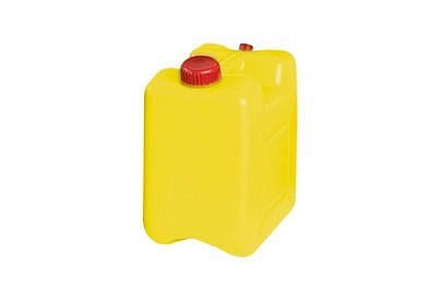 Bidon d'élimination DENIOS en PE-HD, avec raccord à vis de ventilation, 10 litres, jaune, 281-922