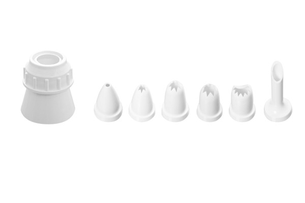 Jeu de douilles Schneider pour poches à douille ménagères, polyéthylène, RAL 9003, blanc, 350147