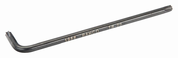 Tournevis coudé Bahco, TR-10, bruni, Ø 3,0 mm, 17x86 mm, 1986TORX-T10