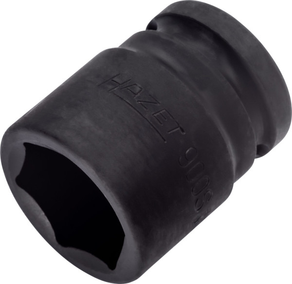 Impact Hazet, douille tournevis machine, 6 pans, carré creux 12,5 mm, profil traction 6 pans extérieur, 22 mm, 900S-22