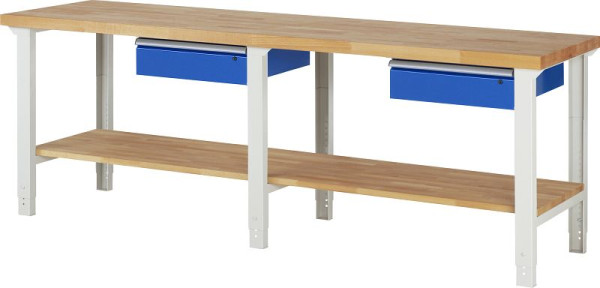 Etabli RAU série 7000 - modèle 7001A7, L2500 x P700 x H790-1140 mm, 03-7001A7-257B4H.11