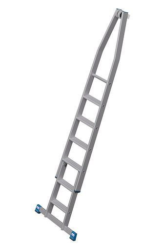 Échelle à rallonge Krause en aluminium, jeu de 2 pièces, 7 marches, 307653