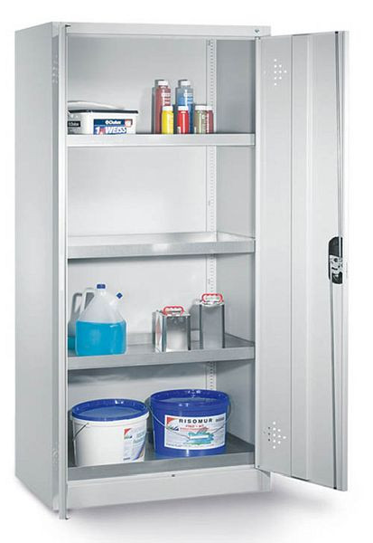 Armoire environnementale Bedrunka+Hirth, 930 x 500 x 1950 mm, 4 plateaux galvanisés réglables, 04.01.119