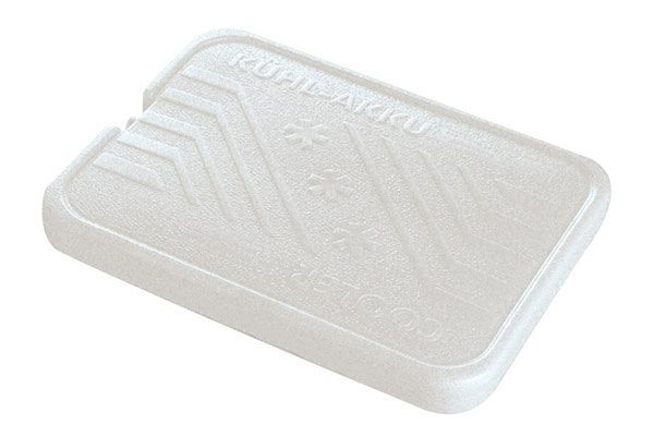 Poche froide APS, 25 x 19 cm, hauteur : 2,5 cm, polyéthylène, blanc, remplie de liquide de refroidissement, 10791