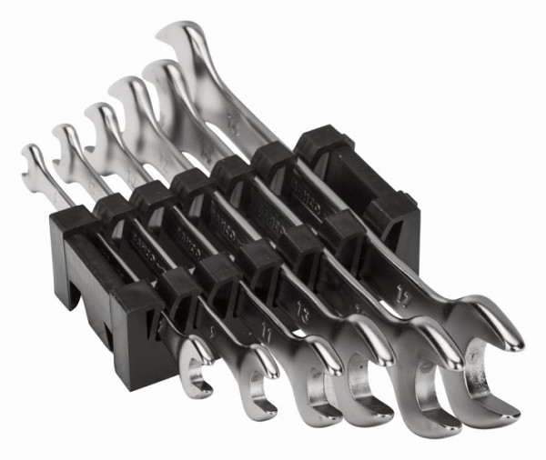 Jeu de clés à fourche double Bahco, 6 pièces, clip, 6M/6C