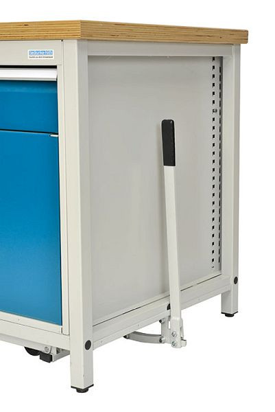 Châssis de levage et d'abaissement Bedrunka+Hirth, pour établi à caisson, 1700 x 750 mm, 03.HUB17575A