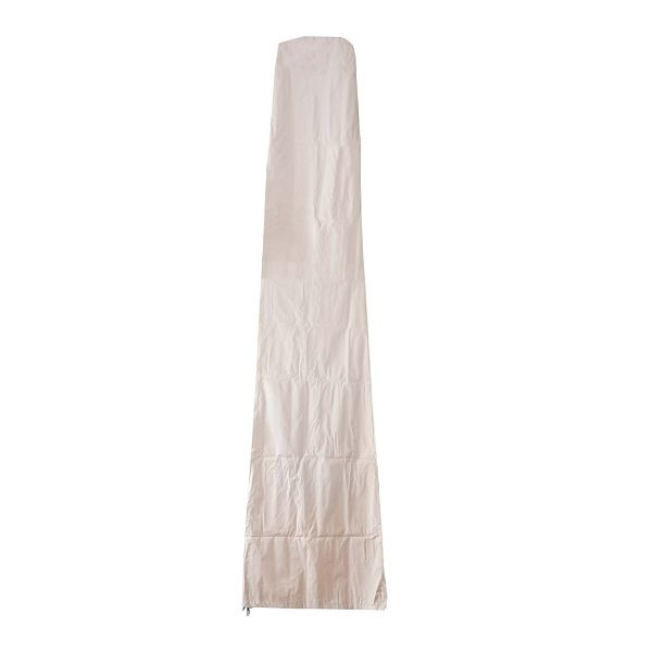 Housse de protection Mendler 370cm pour parasol de marché XXL 5x5m HWC-D20, housse de protection avec fermeture éclair, crème, 68384