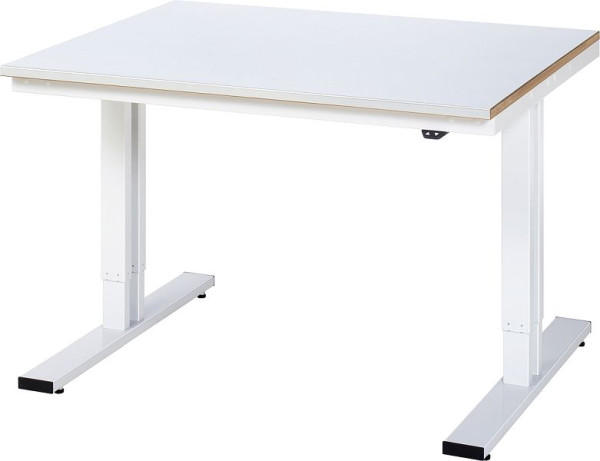 Table de travail RAU série adlatus 300, L1250 x P1000 x H720-1120 mm, 08-WT-125-100-ES